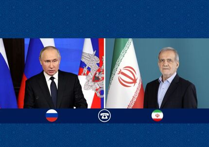 رئیس جمهور با پوتین گفت و گو کرد