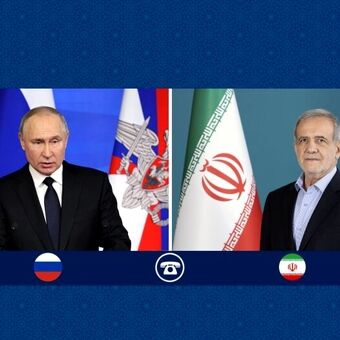 رئیس جمهور با پوتین گفت و گو کرد