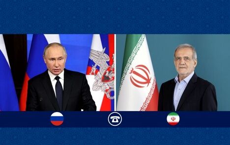 رئیس جمهور با پوتین گفت و گو کرد