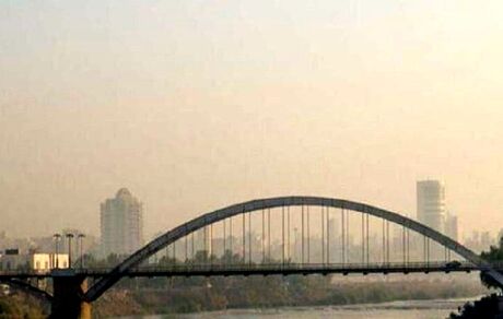 آلودگی هوای ۹ شهر استان خوزستان / پنج شهر وضعیت قرمز دارند