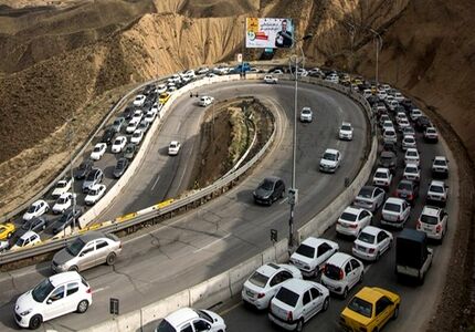 جاده چالوس دو روز بسته می‌شود