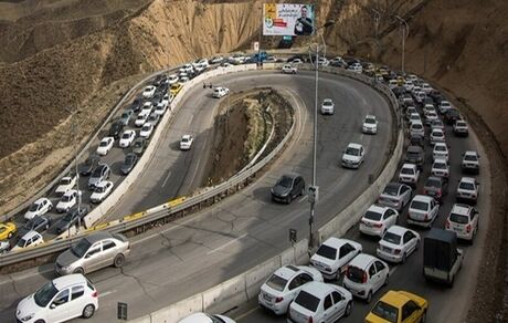 جاده چالوس دو روز بسته می‌شود