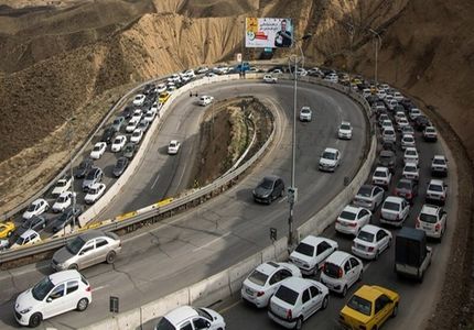 جاده چالوس دو روز بسته می‌شود
