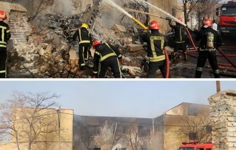 جان باختن ۳ نفر در سقوط هواپیمای جنگی در تبریز