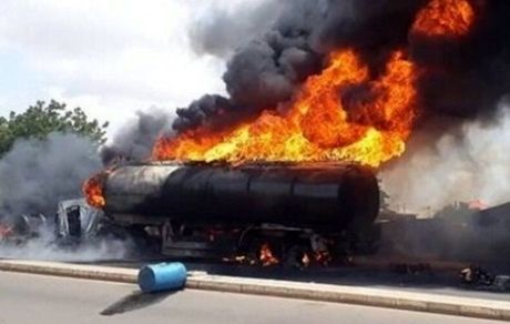 انفجار تانکر سوخت در مشهد / ۲ نفر مصدوم شدند