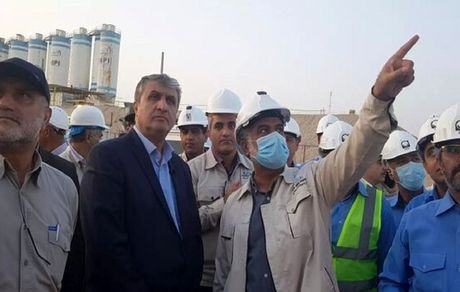 آغاز بتن‌ریزی دیواره واحد دوم نیروگاه اتمی بوشهر