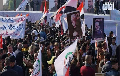 سالگرد سردار دلها در عراق به تظاهرات ضد آمریکایی بدل شد