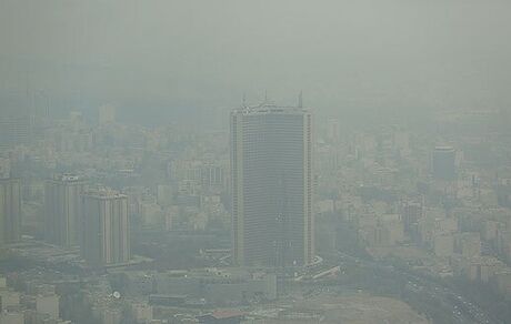 برف از پس آلودگی هوای تبریز برنیامد