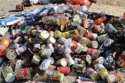 چهار تن مواد غذایی فاسد و غیرقابل مصرف در زابل امحا شد