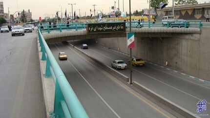 نامگذاری یک پل روزگذر در اهواز به نام شهدای غزه