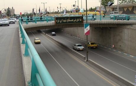 نامگذاری یک پل روزگذر در اهواز به نام شهدای غزه