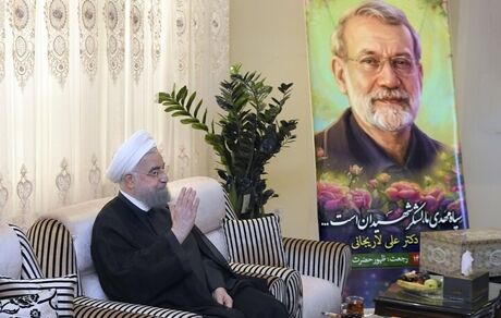 حسن روحانی: شهید لاریجانی در تصویب برجام و درباره مسائل منطقه نقش موثری داشت