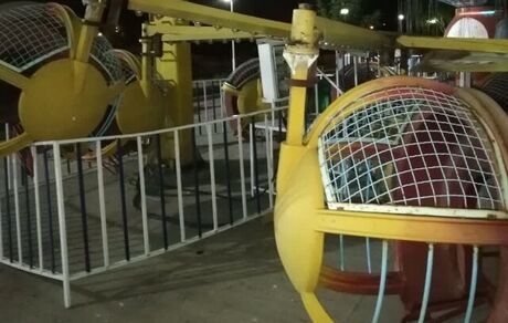 بدلیل سقوط چرخ و فلک، شهربازی دالفک قزوین پلمب شد