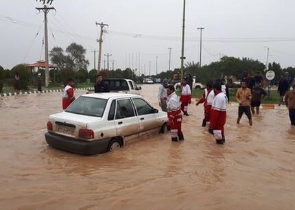 دو نفر در سیل لامرد و داراب جان باختند