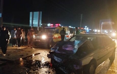 تصادف دو پژو ۶ فوتی و مصدوم داشت