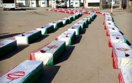 پیکر ۳۵ شهید دفاع مقدس از مرز شلمچه وارد کشور شد