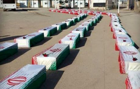 پیکر ۳۵ شهید دفاع مقدس از مرز شلمچه وارد کشور شد