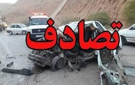یک کشته و ۳ زخمی بر اثر تصادف در محور جاجرود
