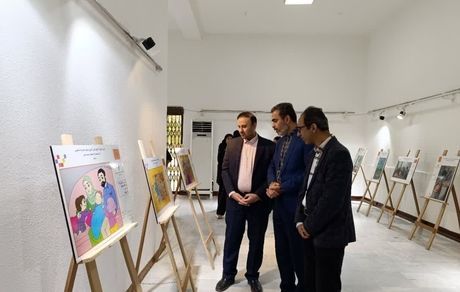 آغاز نمایشگاه آثار تجسمی «مهر و دریا» در بوشهر