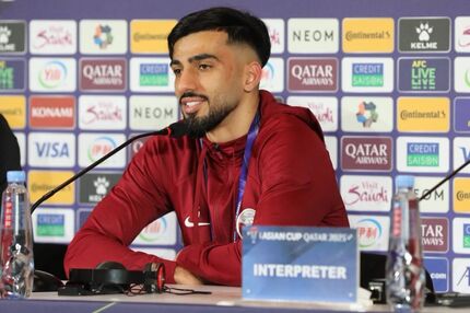 بازیکن تیم ملی فوتبال قطر: با شور و اشتیاق به مصاف ایران خواهیم رفت