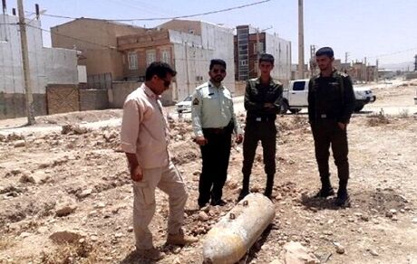 بمب بجای مانده از دوران دفاع مقدس در سرپل ذهاب خنثی شد