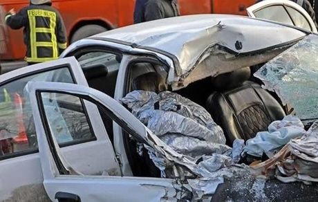 تصادف زنجیره‌ای ۲۳ خودرو در محور قم به اراک