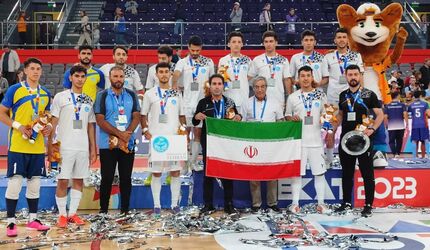 نایب قهرمانی تیم فوتسال دانشجویان ایران در روسیه