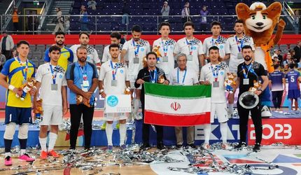 نایب قهرمانی تیم فوتسال دانشجویان ایران در روسیه