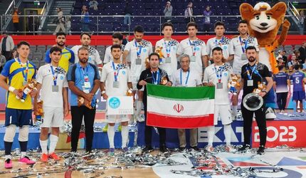 نایب قهرمانی تیم فوتسال دانشجویان ایران در روسیه
