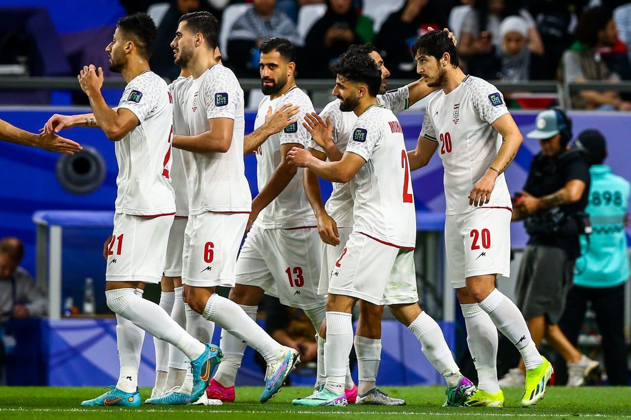 دیدار ایران و فلسطین از دید لنز دوربین