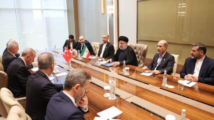 رئیسی در خصوص فلسطین با اردوغان دیدار کرد