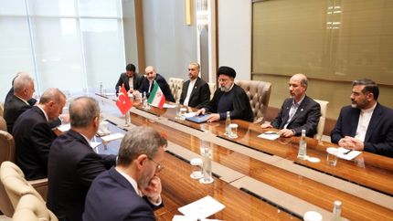 رئیسی در خصوص فلسطین با اردوغان دیدار کرد