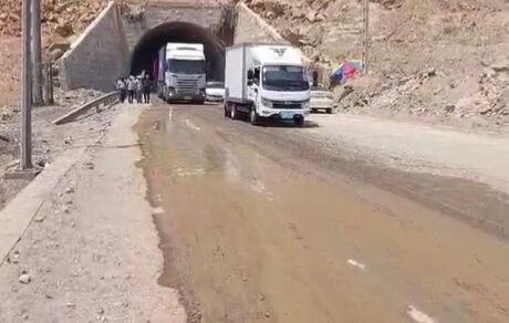 بازگشایی یکی از دو تونل گلوگاه شهید میرزایی در محور بندرعباس - سیرجان