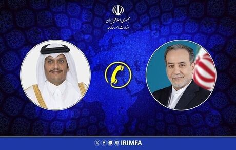در گفت و گو با عراقچی: قطر در حال تلاش برای پایان جنگ و کاهش تنش‌هاست