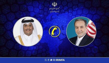 در گفت و گو با عراقچی: قطر در حال تلاش برای پایان جنگ و کاهش تنش‌هاست