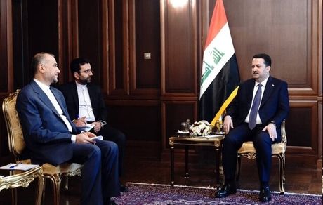 دیدار وزیر امور خارجه با نخست وزیر عراق