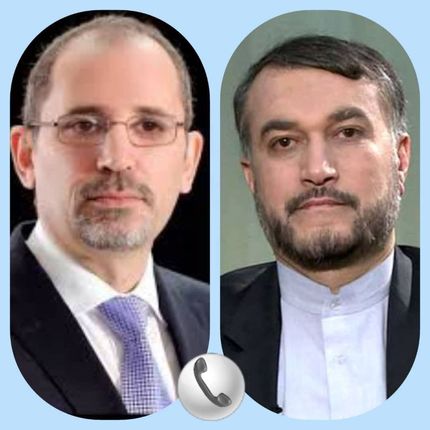 گفتگوی تلفنی وزرای امور خارجه جمهوری اسلامی ایران و اردن / تاکید بر گسترش روابط دوطرف