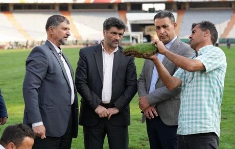 بازدید بازرس کل امور ورزش از ورزشگاه آزادی