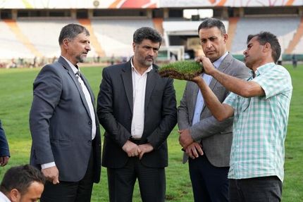 بازدید بازرس کل امور ورزش از ورزشگاه آزادی