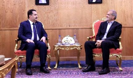 دیدار رئیس جمهور با نخست وزیر عراق در قطر