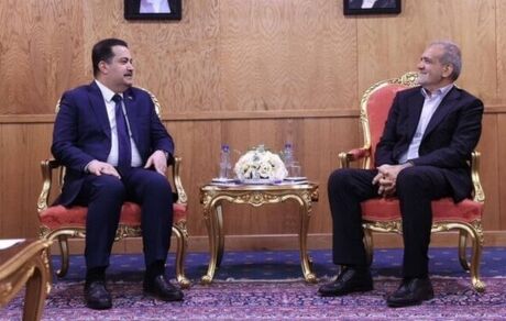 دیدار رئیس جمهور با نخست وزیر عراق در قطر