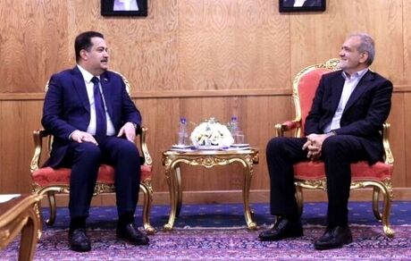 دیدار رئیس جمهور با نخست وزیر عراق در قطر