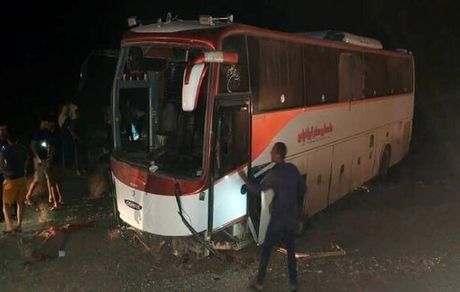 انحراف اتوبوس مسافری در خراسان شمالی، ۱۲ مصدوم داشت