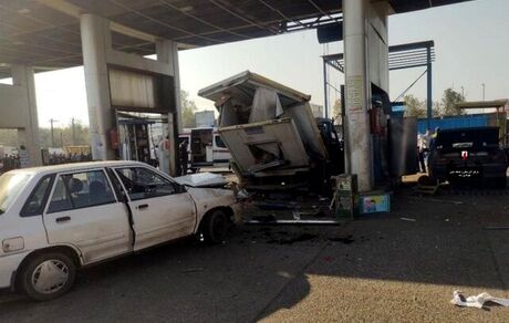 انفجار مهیب در جایگاه CNG شهر رشت