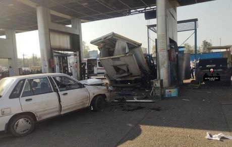 انفجار مهیب در جایگاه CNG شهر رشت
