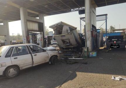 انفجار مهیب در جایگاه CNG شهر رشت