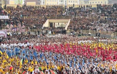 جشن نوروز در تاجیکستان با حضور رئیس جمهور این کشور برگزار شد