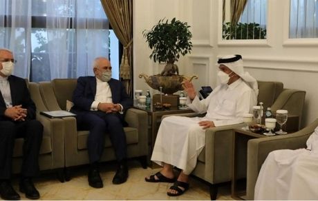 دیدار ظریف با وزیر خارجه قطر و تاکید بر همکاری‌های دوجانبه