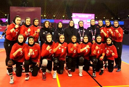 تیم ملی کبدی زنان ایران به عنوان سوم مشترک جهان رسید