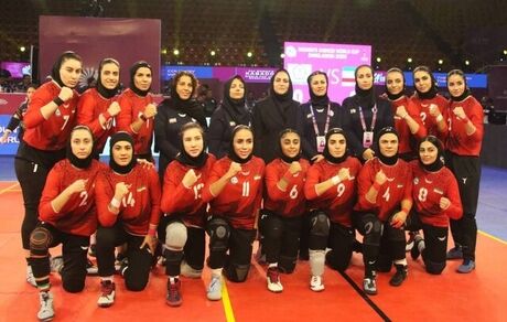 تیم ملی کبدی زنان ایران به عنوان سوم مشترک جهان رسید